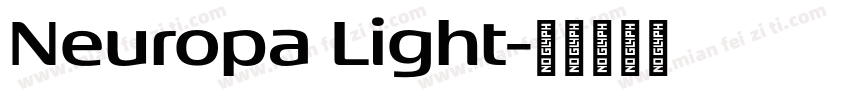 Neuropa Light字体转换
